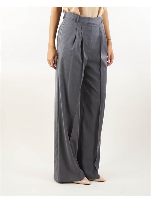 Pantalone wide leg con doppia pences Simona Corsellini SIMONA CORSELLINI | Pantalone | PA01201TFLP0001652